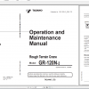 Tadano Rough Terrain Crane GR 120NLPT 2 GR 120N 2 00112 Operation Maintance Manual 1