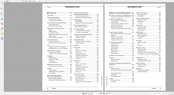 Tadano Rough Terrain Crane GR 120NLSTD 2 GR 120N 2 00101 Operation Maintance Manual 2