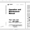Tadano Rough Terrain Crane GR 120NSTD 1 GR 120N 1 00107 Operation Maintance Manual 1