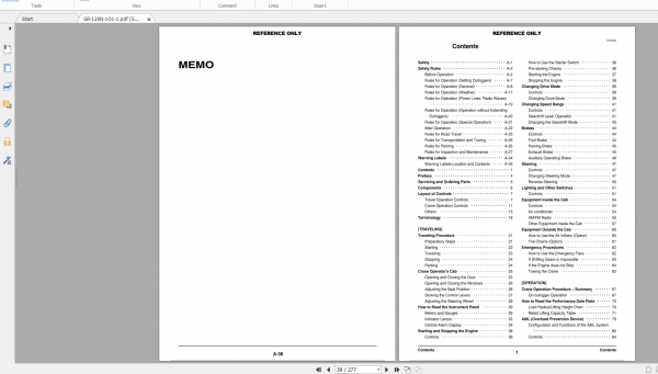 Tadano Rough Terrain Crane GR 120NSTD 1 GR 120N 1 00107 Operation Maintance Manual 2