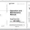 Tadano Rough Terrain Crane GR 120NSTD 2 GR 120N 2 00103 Operation Maintance Manual 1