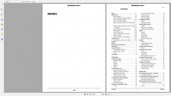 Tadano Rough Terrain Crane GR 120NSTDF 1 GR 120N 1 00108 Operation Maintance Manual 2