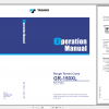 Tadano Rough Terrain Crane GR 150XL 1 GR 150 1 00232 Operation Maintance Manual 1