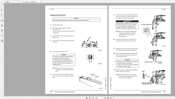 Tadano Rough Terrain Crane GR 150XL 1 GR 150 1 00242 Operation Maintance Manual 3