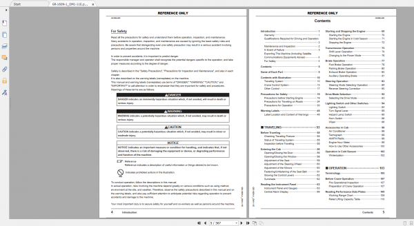 Tadano Rough Terrain Crane GR 160N 1 GR 160N 1 00101 Operation Maintance Manual 2