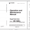Tadano Rough Terrain Crane GR 160N 2 GR 160N 2 00101 Operation Maintance Manual 1