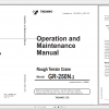 Tadano Rough Terrain Crane GR 250N 2 GR 250N 2 00125 Operation Maintance Manual 1