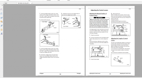 Tadano Rough Terrain Crane GR 250NSTD 1 GR 250N 1 00103 Operation Maintance Manual 3