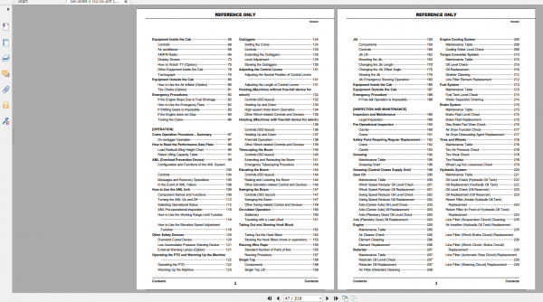 Tadano Rough Terrain Crane GR 300N 1 GR 300N 1 00101 Operation Maintance Manual 4