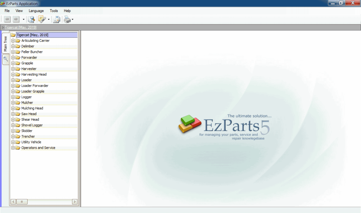 Tigercat EPC Spare Parts Catalog 07.2021 VMWARE 1