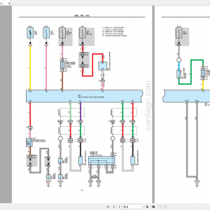 Toyota Alphard VellfireEM2441E System Wiring Diagram 1