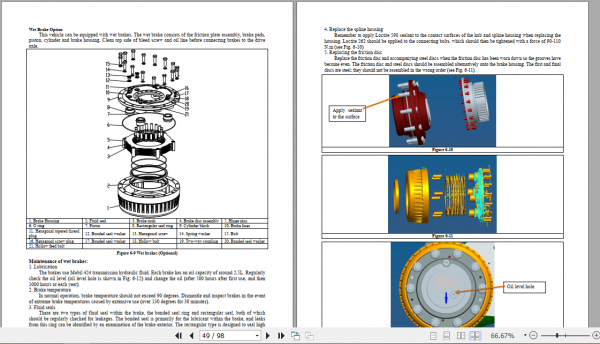 Yale Class 5 Internal Combustion Engine Trucks A253 UT80 100P Operation Service Manual 5