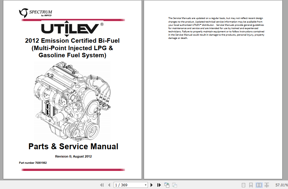 Yale Class 5 Internal Combustion Engine Trucks A285 UT20 25P UT30 35P Operation Service Manual 2