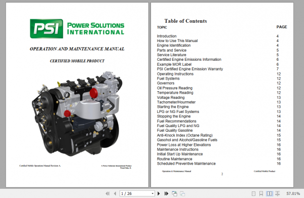 Yale Class 5 Internal Combustion Engine Trucks A408 UT40 50PS Service Manual 4