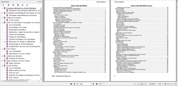Yale Class 5 Internal Combustion Engine Trucks A7S1 Service Manual French 2