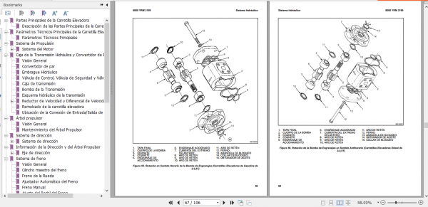 Yale Class 5 Internal Combustion Engine Trucks A7S1 Service Manual Spanish 3