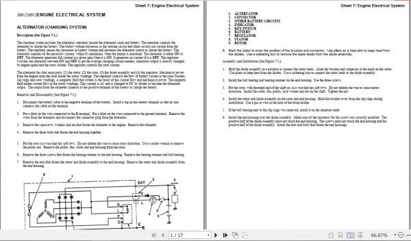Yale Class 5 Internal Combustion Engine Trucks A810 GDP030 040AF Service Manual 1