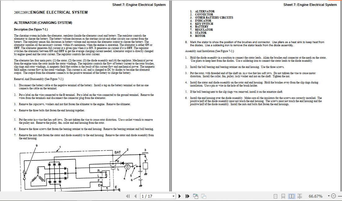 Yale Class 5 Internal Combustion Engine Trucks A810 GDP030 040AF Service Manual 1