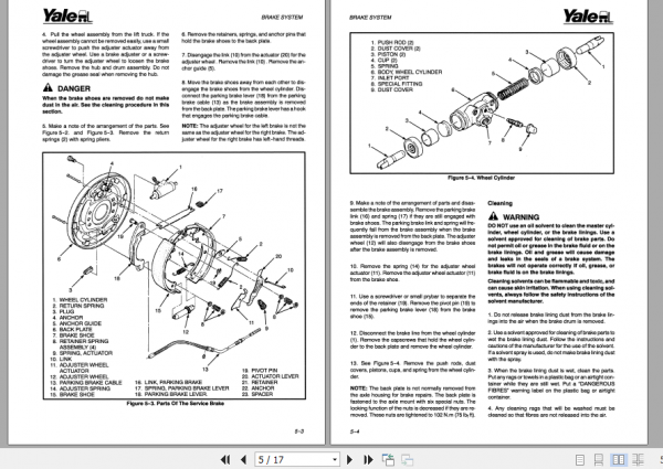 Yale Class 5 Internal Combustion Engine Trucks A810 GLPGDP16 20AFBF Europe Service Manual 6