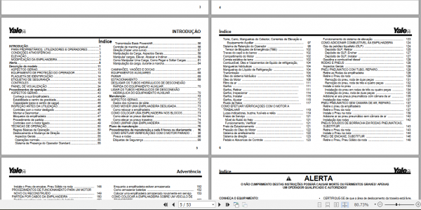 Yale Class 5 Internal Combustion Engine Trucks A986 GP040MX GP050MX GP060MX Operation Manual 6