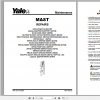 Yale Class 5 Internal Combustion Engine Trucks B810 GDP030 040AF Service Manual 1