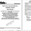 Yale Class 5 Internal Combustion Engine Trucks B909 GLPGDP170VX GLPGDP190VX Service Manual 2