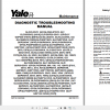Yale Class 5 Internal Combustion Engine Trucks C875 GP40 70VX GLP40 70VX GDP40 70VX Service Manual 1