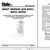 Yale Class 5 Internal Combustion Engine Trucks D810 GDPGLP030VX GDPGLP035VX GDPGLPS040VX Service Manual 1