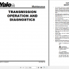 Yale Class 5 Internal Combustion Engine Trucks D876 GDP170 280DB GLP170 280DB Service Manual 3