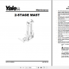Yale Class 5 Internal Combustion Engine Trucks D876 GDP80DB GDP120DB Europe Service Manual 2
