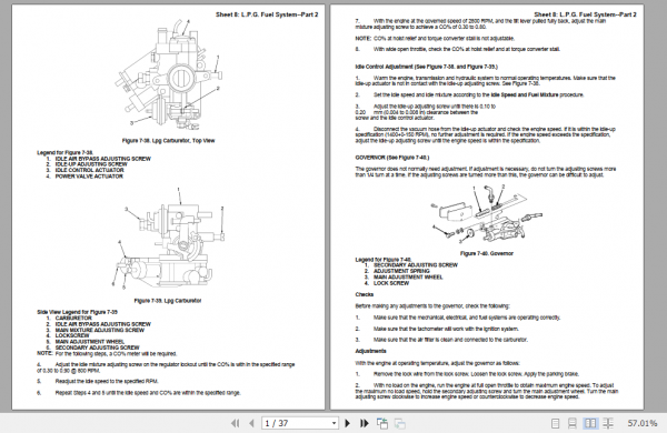 Yale Class 5 Internal Combustion Engine Trucks E177 GP TG Service Manual 6