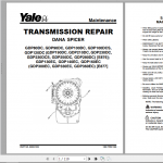 Yale Class 5 Internal Combustion Engine Trucks E877 GDP300EC GDP360EC Service Manual 1