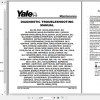 Yale Class 5 Internal Combustion Engine Trucks F813 GLPGDP 40VX5 55VX Europe Service Manual 2