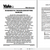 Yale Class 5 Internal Combustion Engine Trucks G813 GP080 120VX GDP080 120VX Service Manual 1