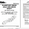 Yale Class 5 Internal Combustion Engine Trucks G876 GDP190DC GDP280DC Service Manual 5