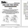 Yale Class 5 Internal Combustion Engine Trucks H813 GLPGDP40VX5 55VX Europe Service Manual 1