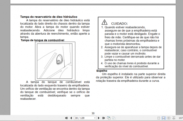 Yale Utilev 8T 10T Internal Combustion Counterbalanced Forklift Truck Service Manual Portuguese 2