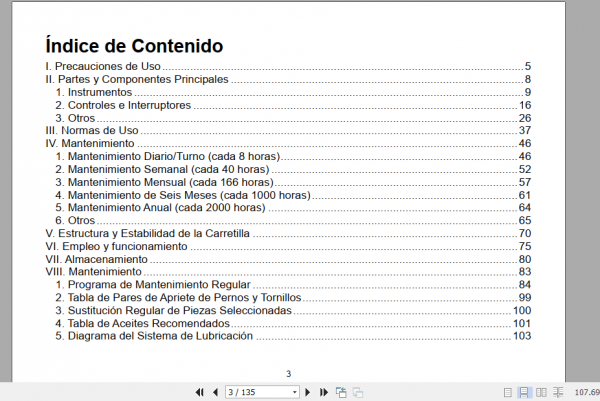 Yale Utilev 8T 10T Internal Combustion Counterbalanced Forklift Truck Service Manual Spanish 2