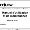 Yale Utilev Counterweighted Thermal Trolley UT80 100P Service Manual French 1