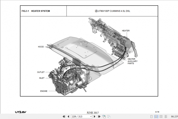 Yale Utilev Internal Combustion Counterbalanced Trucks 8T 10T Parts Catalog 4