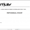 Yale Utilev Internal Combustion Counterbalanced Trucks A281 UT20 25P UT30 35P Parts Catalog 2