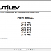 Yale Utilev Internal Combustion Counterbalanced Trucks A392 UT30 35PFE Parts Catalog 1