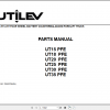 Yale Utilev Internal Combustion Counterbalanced Trucks A396 UT30 35PFE Parts Catalog 1