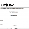 Yale Utilev Internal Combustion Counterbalanced Trucks A408 UT40 50PS Parts Catalog 1