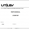Yale Utilev Internal Combustion Counterbalanced Trucks A417 UT50 70P Parts Catalog 1