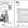 Yale Utilev Internal Combustion Counterbalanced Trucks Z946 GCGLC 020 040 Parts Catalog 1
