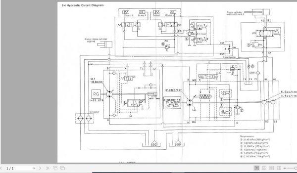 Yanmar Crawler Carriers C30R 1 Hydraulic Diagrams 64999020