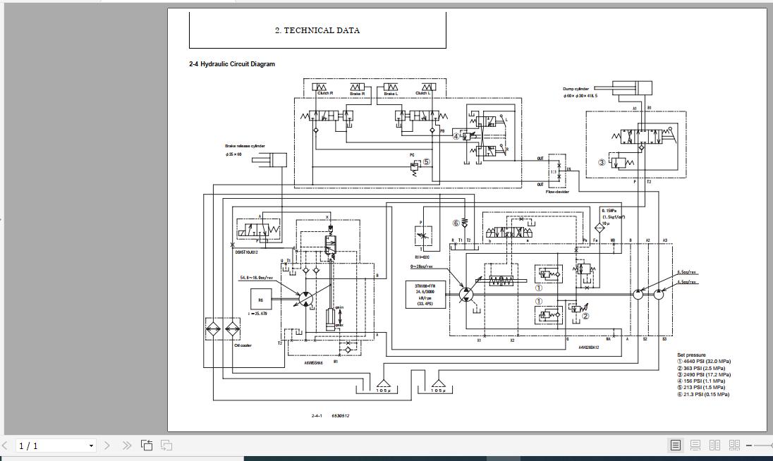 Yanmar Crawler Carriers C30R 2 Hydraulic Diagrams 6530512