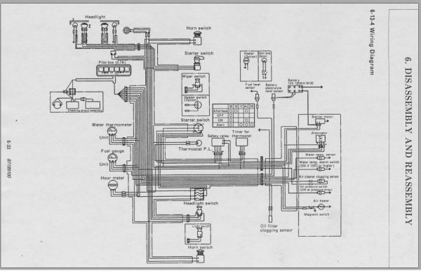 Yanmar Crawler Carriers C50R 2 Wiring Diagrams 87199100