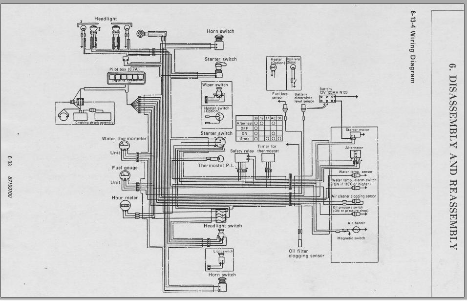 Yanmar Crawler Carriers C50R 2 Wiring Diagrams 87199100
